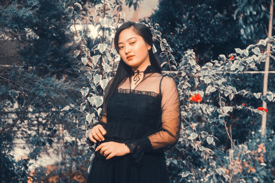 Photo Classic black dress